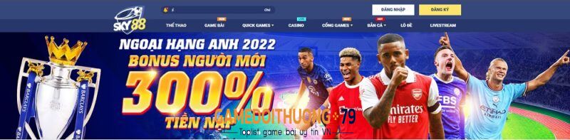 Nhà cái cá cược Sky88 sở hữu sòng bài uy tín đỉnh cao Châu Âu năm 2023