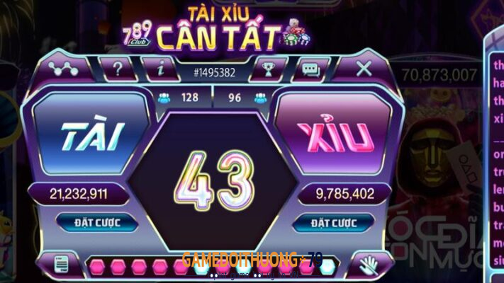 Hướng dẫn cược Tài xỉu 789 Club với cơ hội trở thành đại gia game bài