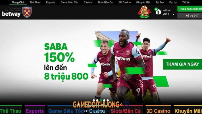 Nhà cái Betway đẳng cấp hàng đầu mà anh em không nên bỏ qua