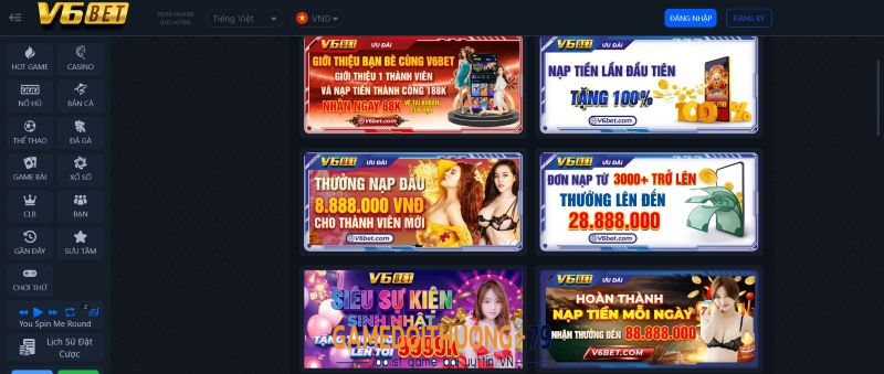 Nhà cái V6bet nơi giúp bet thủ Việt đổi đời giàu sang nhanh chóng sau 24h